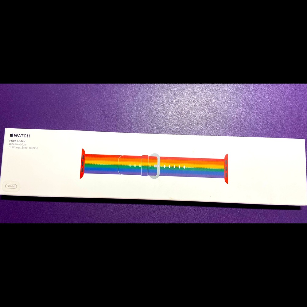 Apple 38mm Pride edition nylon watch band